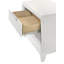 2-Drawer Storage Nightstand Wooden Bedroom Furniture