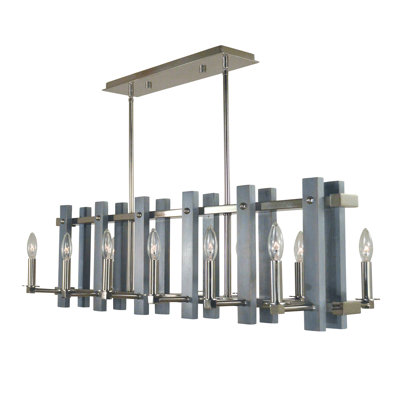 Markleeville 12 - Light Kitchen Island Square / Rectangle Chandelier