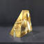 Crystal Non-skid Bookend