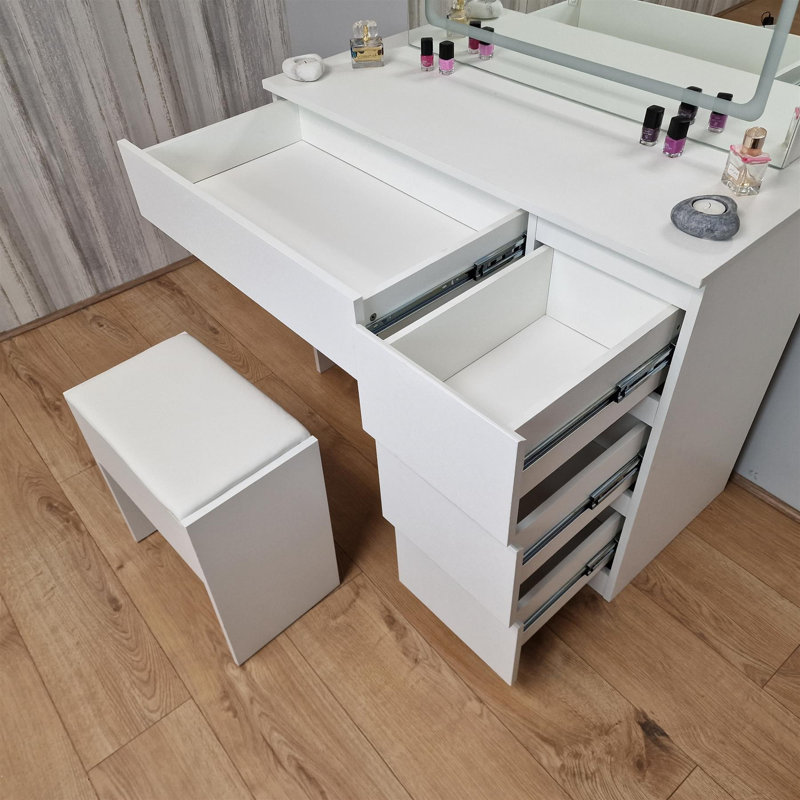 Freese Dressing Table with Mirror