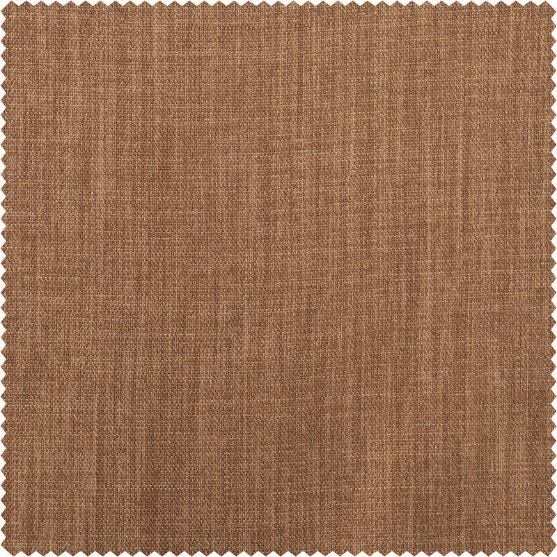 Ottis Faux Linen Room Darkening Curtain Panel, Butterscotch, 50" W x 84" L
