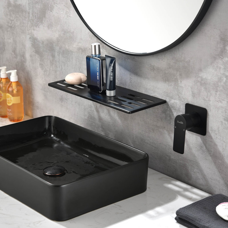 Single-handle Bathroom Faucet, Matte Black