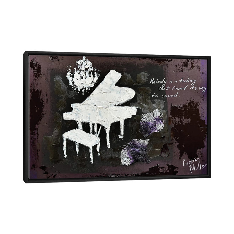 Print, 45.72 cm H x 66.04 cm W x 4.445 cm D, Black