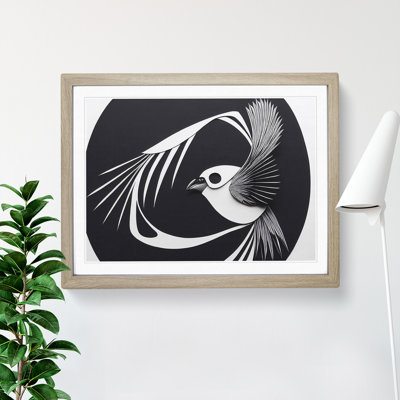 Soulful Abstract Bird - Framed Print