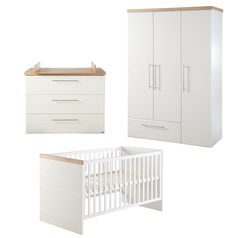Nele Convertible 3 -Piece Nursery Furniture Set