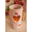  Heart Carved Clay Luminary Set of 4 Cozy Romantic Decor 8" H