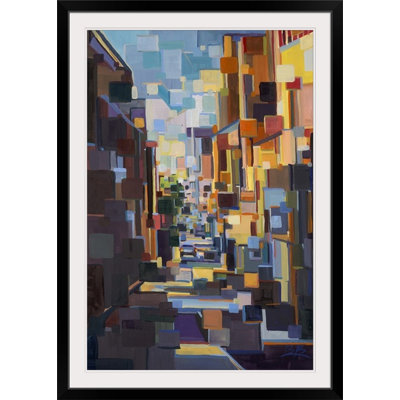«Brodix Long Hall in the City Deconstruction» par Brooke Borcherding, reproduction d'art