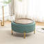 Repose-pieds rond avec rangement Miajah-425328104