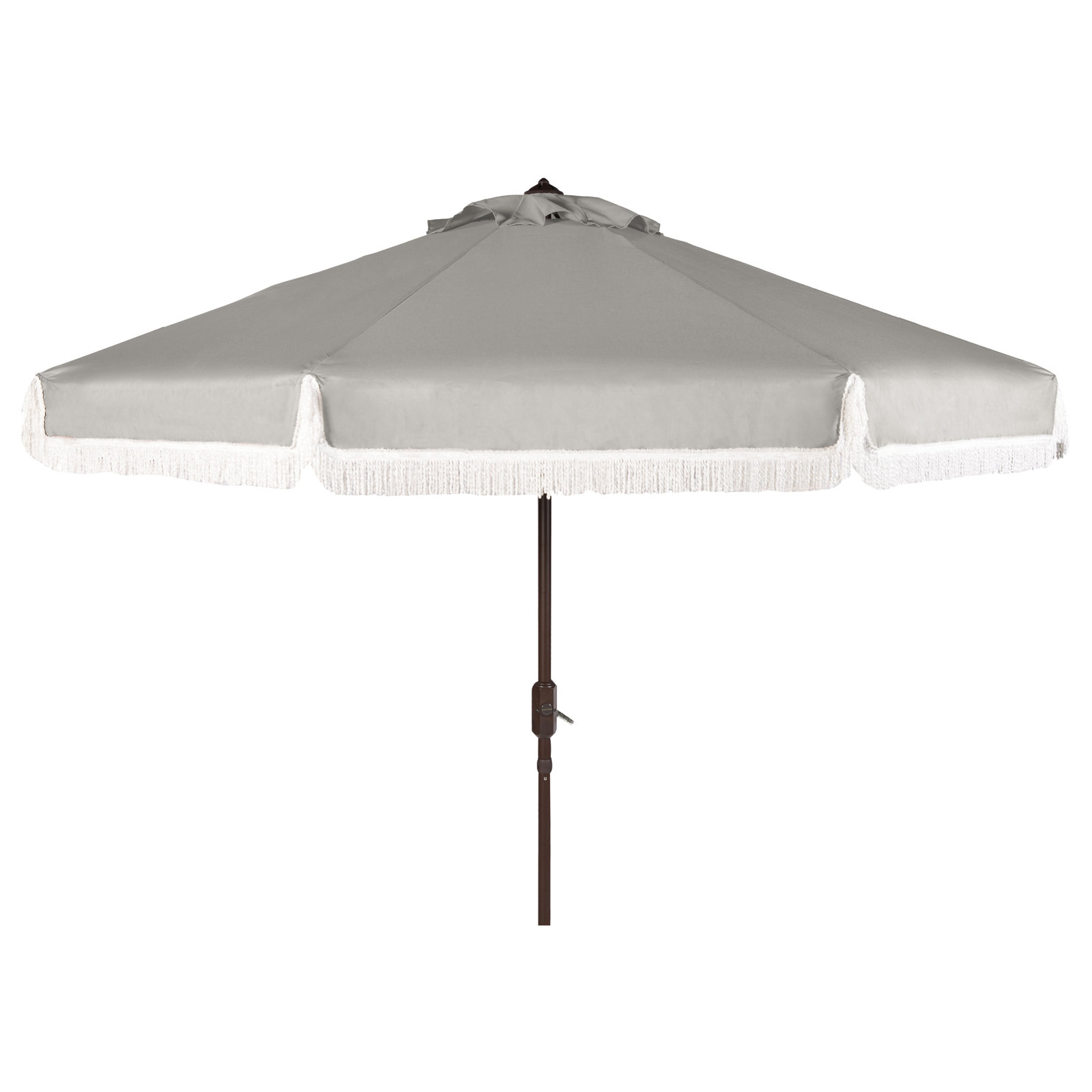 Argentina 8.4' Umbrella, Gray/White