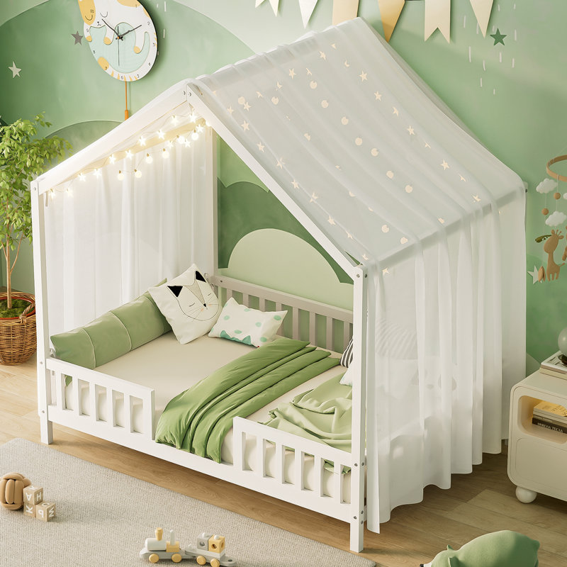 Lit simple Montessori, Lit simple, Blanc