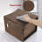 Bamboo Open Waste Basket - 5.3 Gallons-85994925
