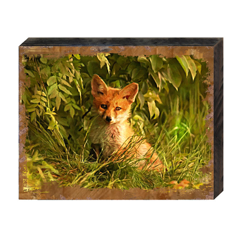 Bloc de bois fox Schenck, H 5,5 po x l 7 po x P 1 po