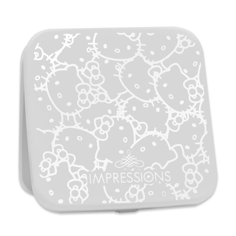 Supercute Lighted Compact Mirror with Touch Sensor Switch for Adjustable Brightness 2X Magnification, White