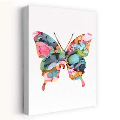 Art mural contemporain abstrait Butterfly III
