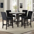 Ebeling 4 - Person Faux Marble Top Four Leg Dining Set