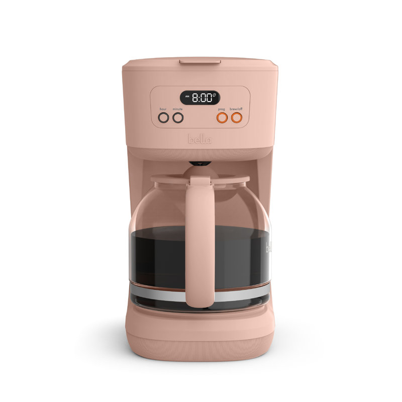 Bella 12 Cup Programmable Coffee Maker, Blossom