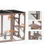 Enclos pour chat en bois The Lookout