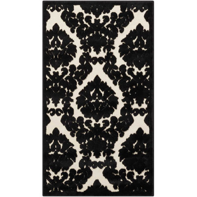 Hartz IvoryBlack Area Rug