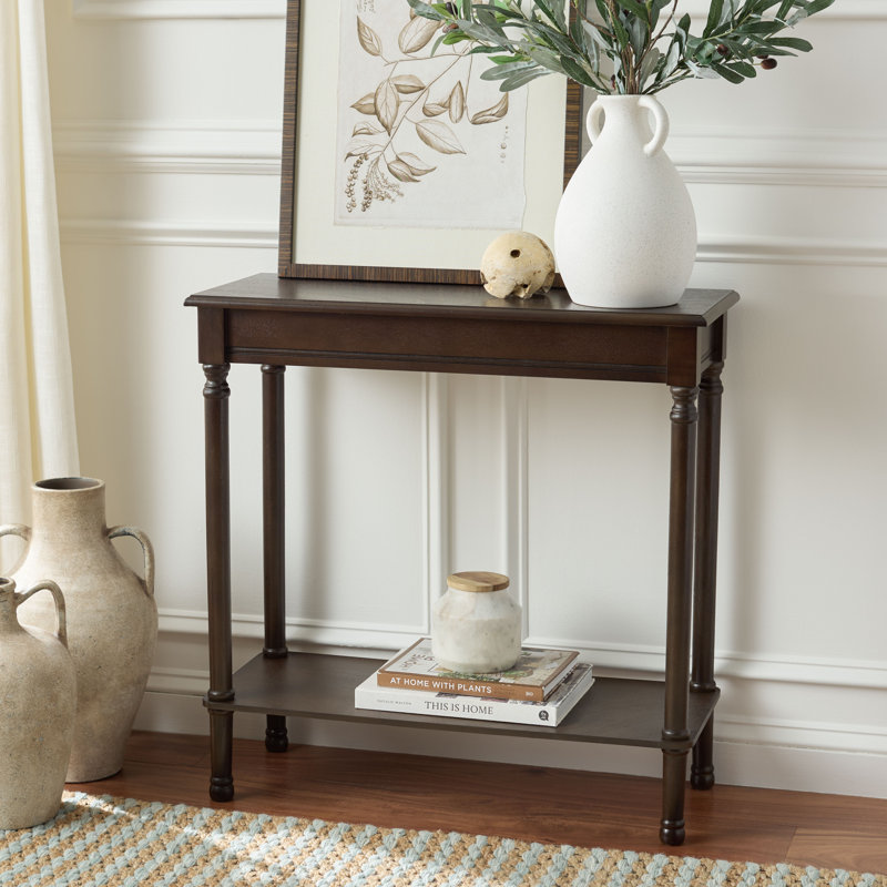 Table de bout avec rangement Rutherford, Dark Chocolate