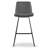 Upholstered Counter Stool with Metal Frame-1803781941