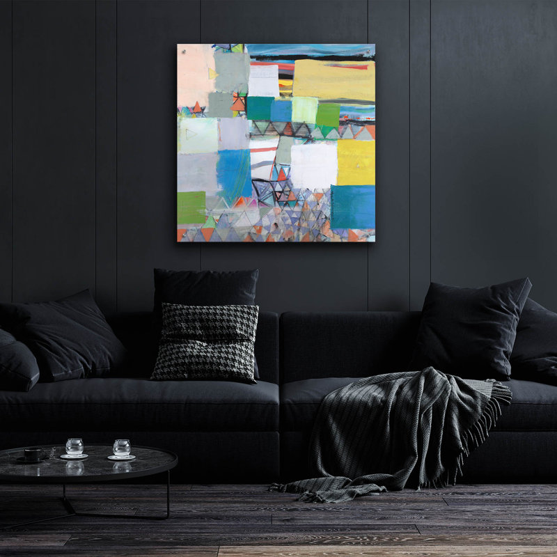 " Oceanside " by Michelle Daisley Moffitt, 36" H x 36" W x 0.2" D