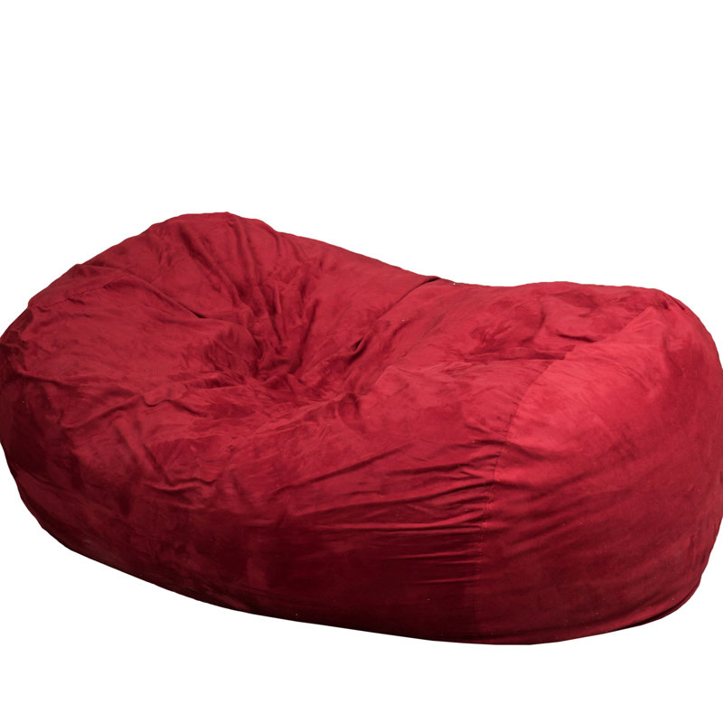 Firefly 6.5 Foot Cylindrical Bean Bag, Red