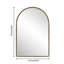Miroir mural arqué à conception incassable pour salle de bain-686563689