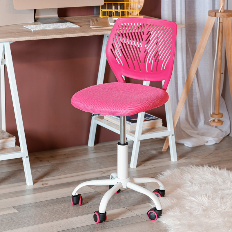 Valerii Mesh Office Chair, Pink, Mesh