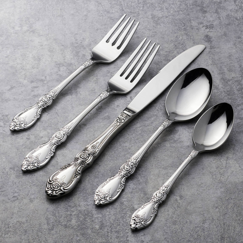 Oneida Wordsworth 45 Piece Everyday Flatware Set