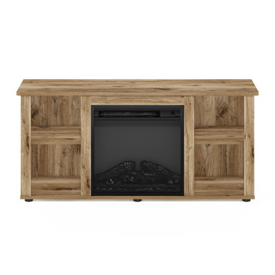 Callalily TV Stand for TVs with Electric Fireplace Included
