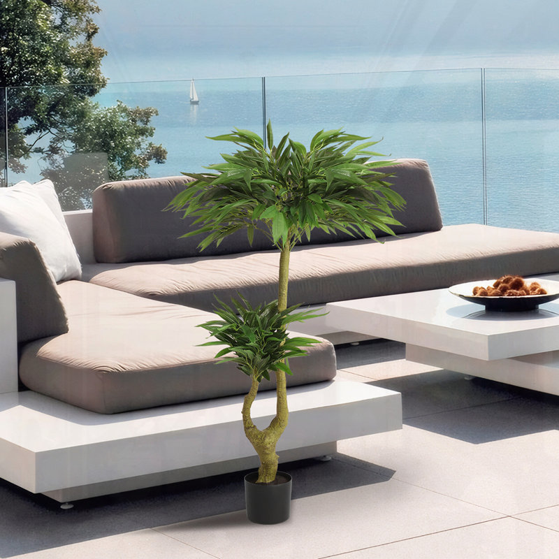 59"H Artificial Dracaena Tree 1pc/set