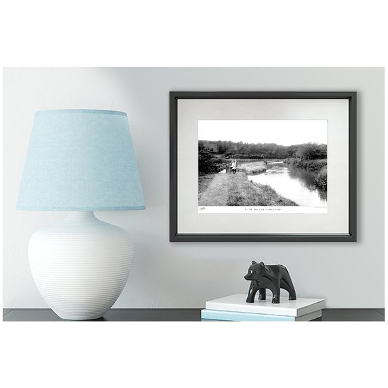 Bude, On The Canal 1920 - Single Picture Frame Print, 60cm H x 80cm W x 2.3cm D
