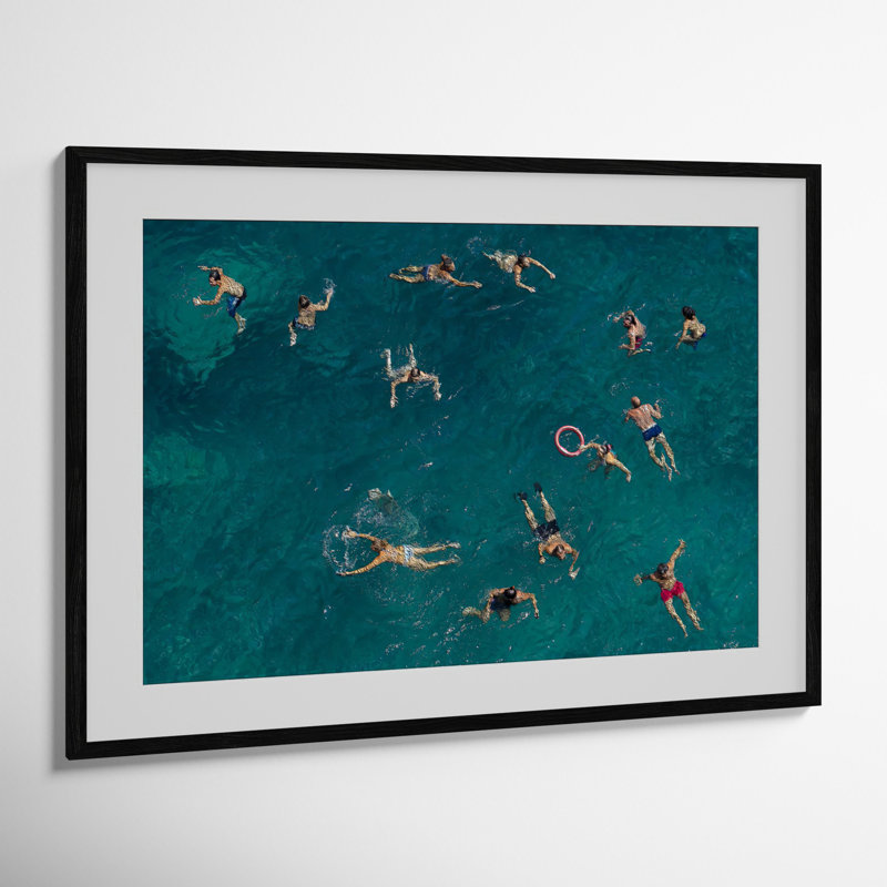 Tonti by Tonti, Black Wood Framed Paper, 25.5" H x 35.5" W x 0.75" D