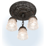 Summer Wheat 3 - Light Semi Flush Mount
