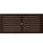 Club Aluminum Rectangular Dining Table - Mahogany-36211623