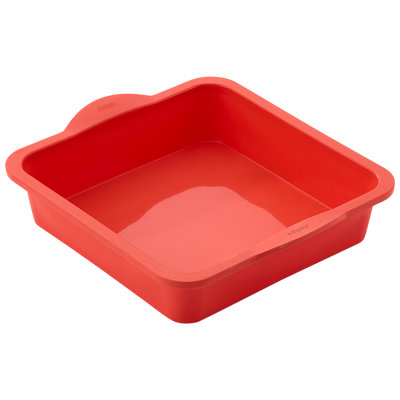 Judge Silicone, 8"/20cm Square Cake Tin, Hazelnut
