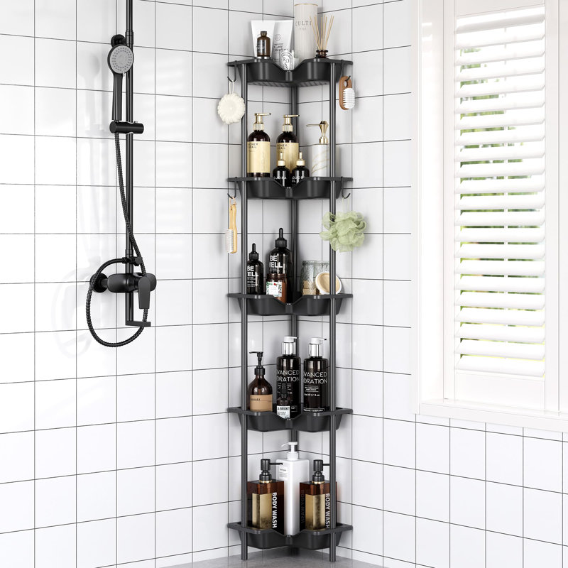 Freestanding Shower Caddy, White