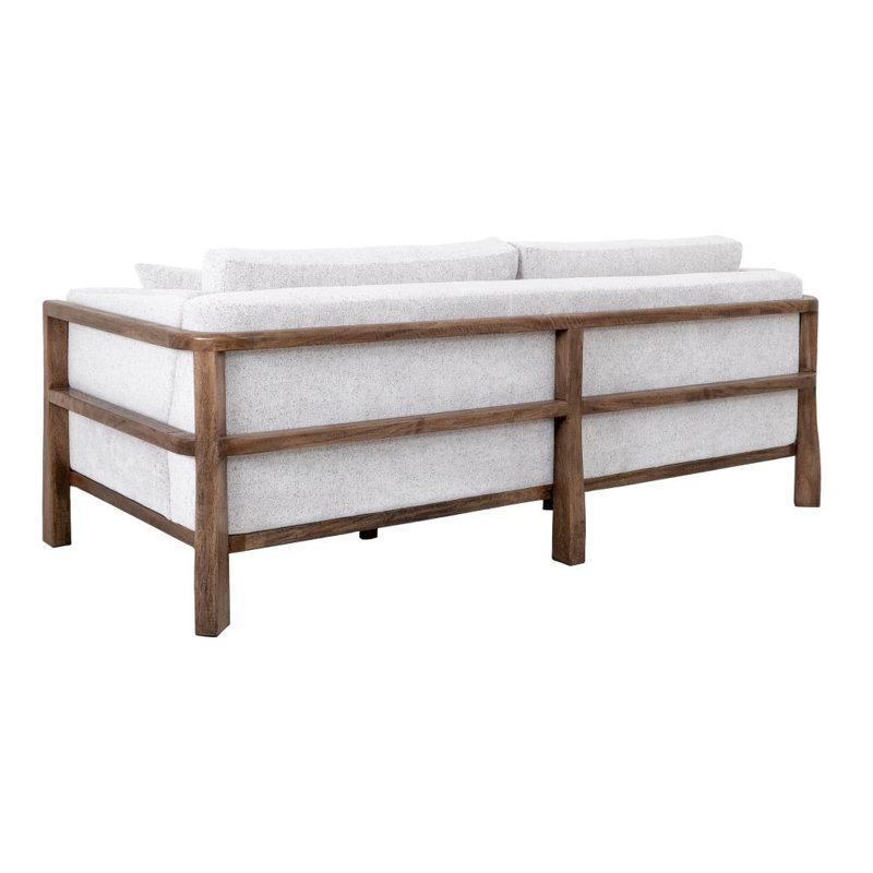 Wooden Frame, Upholstered Sofa