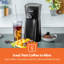 Geepas Iced Coffee Maker Brews Coffee In 4 Mins, Cup & Straw Scoop Included 700W Black