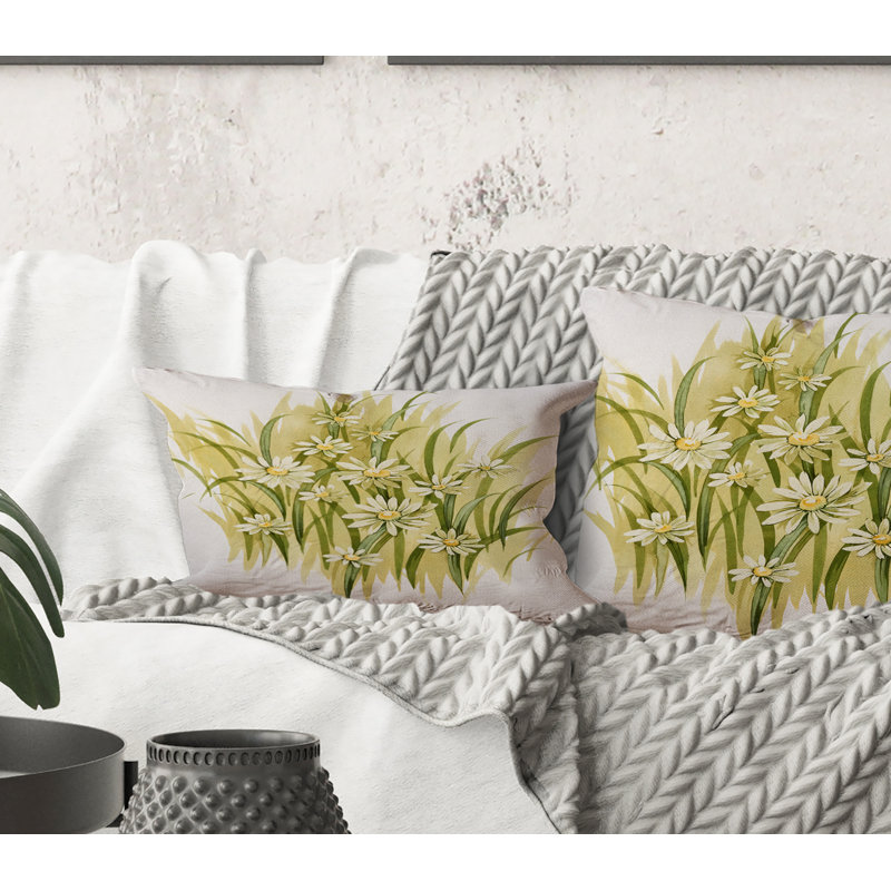 Floral Throw Pillow