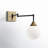 Hallas 1-Light Dimmable Swing Arm Sconce