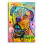  «Sgt Maverick Report For Scritches» par Dean Russo, art mural en verre acrylique, 12 po x 16 po