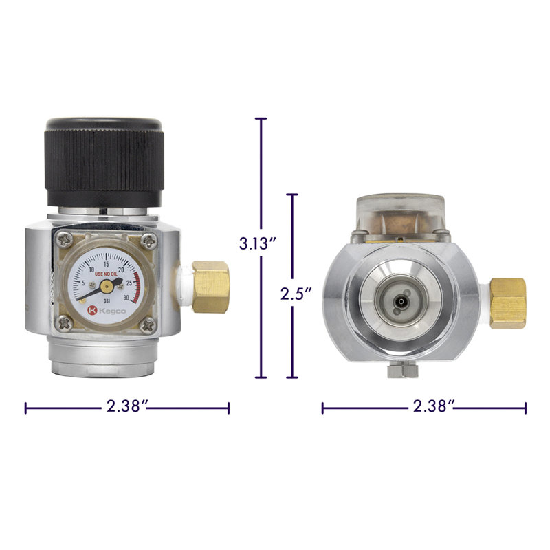 Kegco NS-BMR-L Mini CO2 Regulator
