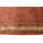 Tapis de couloir oriental semi-antique à motif floral tribal 3 pi 8 po x 10 pi 5 po