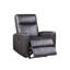 Deandre Top Grain Leather Power Motion Recliner with Metal Base