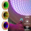 Miroir rond à lumière sensorielle Infinity