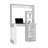 Maine Desk With Hutch And  Shelves-1004223684