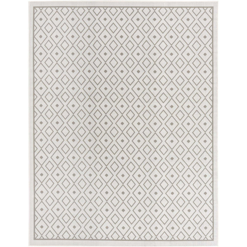Geometric Indoor / Outdoor Rug, Rectangle 7'10" x 10'