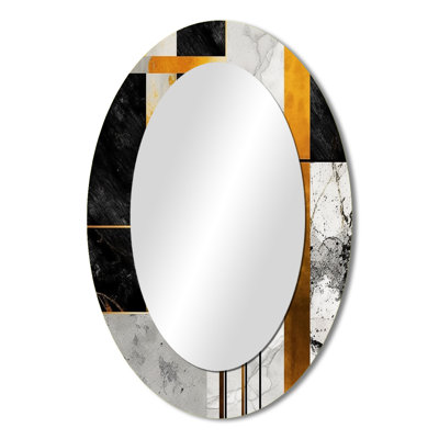 Lebow - Abstract Metal Mirror