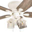 Ventilateur de plafond 52 po avec ensemble d'éclairage Olcay-1248190541